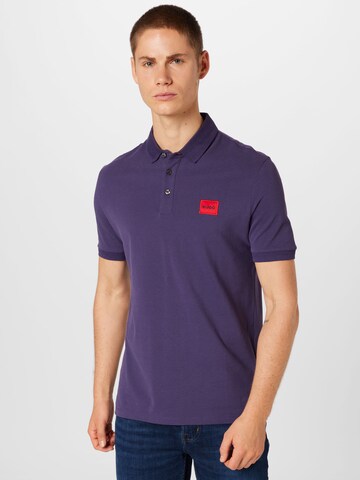 HUGO T-shirt 'Dereso' i lila: framsida