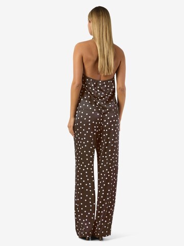 Loosefit Pantaloni di Noisy may in marrone