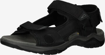 SALAMANDER Sandals 'Decio' in Black: front