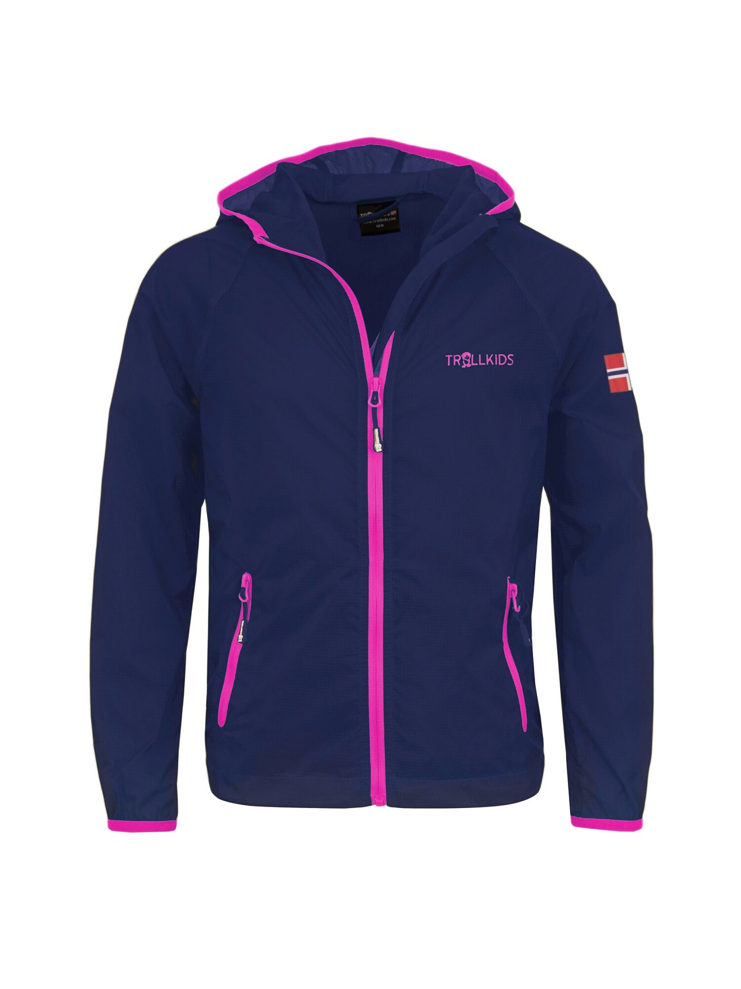 TROLLKIDS Outdoor jacket in Blue: front
