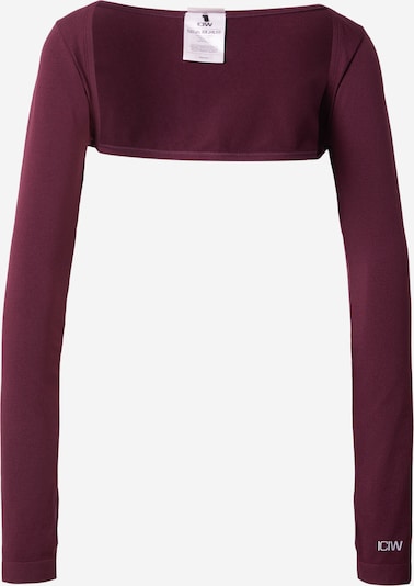 ICANIWILL Toiminnallinen paita värissä viininpunainen, Tuotenäkymä
