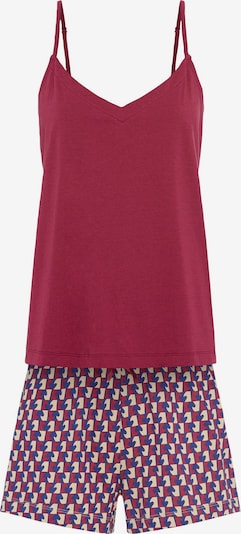 LSCN by LASCANA Pyžamo - světle béžová / námořnická modř / bobule, Produkt