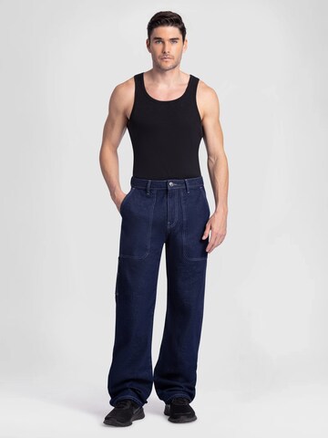 YVZ Denim Baggy Jeans 'Neptune' in Blue