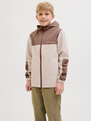 Jack & Jones Junior Tussenjas in Beige: voorkant