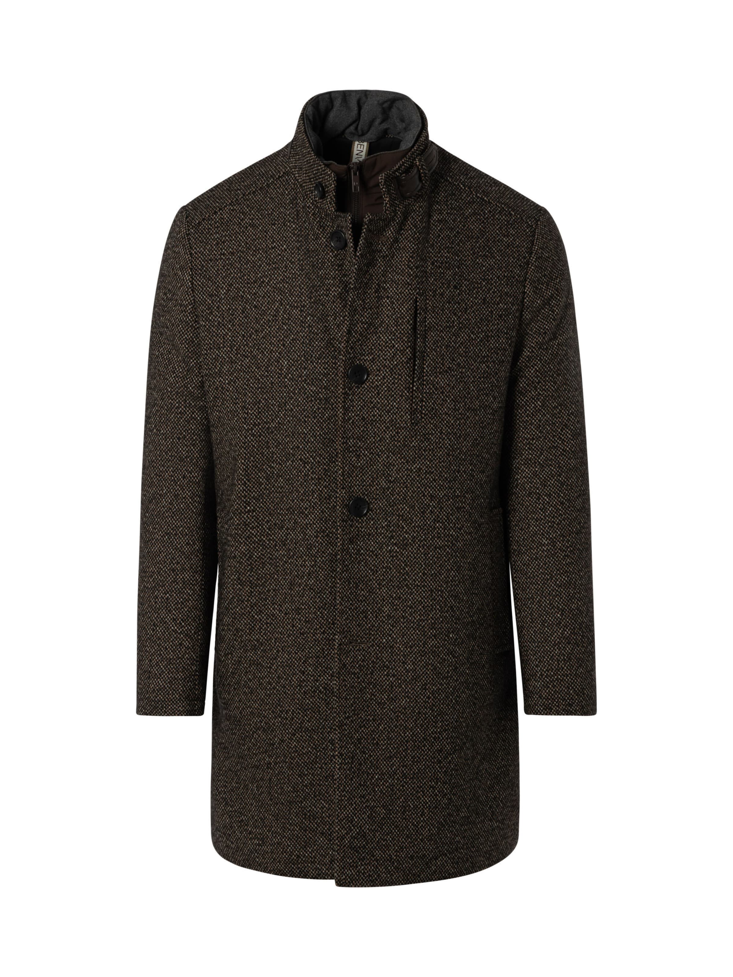 BENVENUTO Manteau mi-saison 'GILMAN' en brun foncé, Vue avec produit