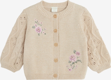 Cool Club Strickjacke in Beige: Vorderseite