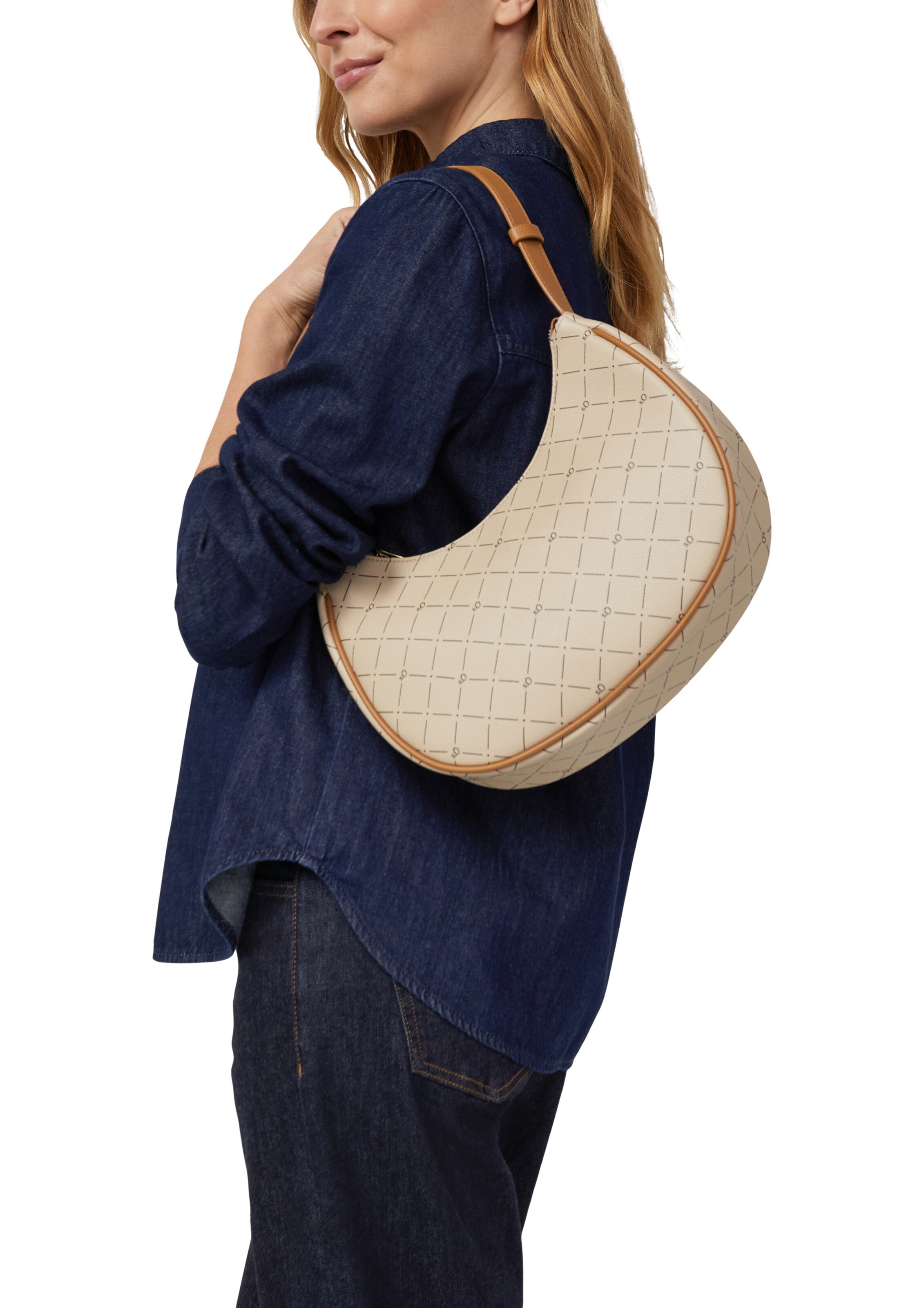 s.Oliver Schoudertas in Beige