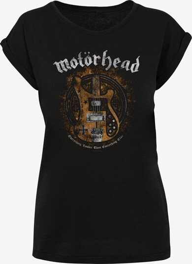 Merchcode Shirt 'Motörhead - Lemmy Bass' in braun / dunkelgrau / schwarz / weiß, Produktansicht