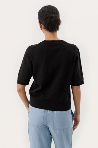 Part Two Gebreid vest 'Tatiana' in Zwart