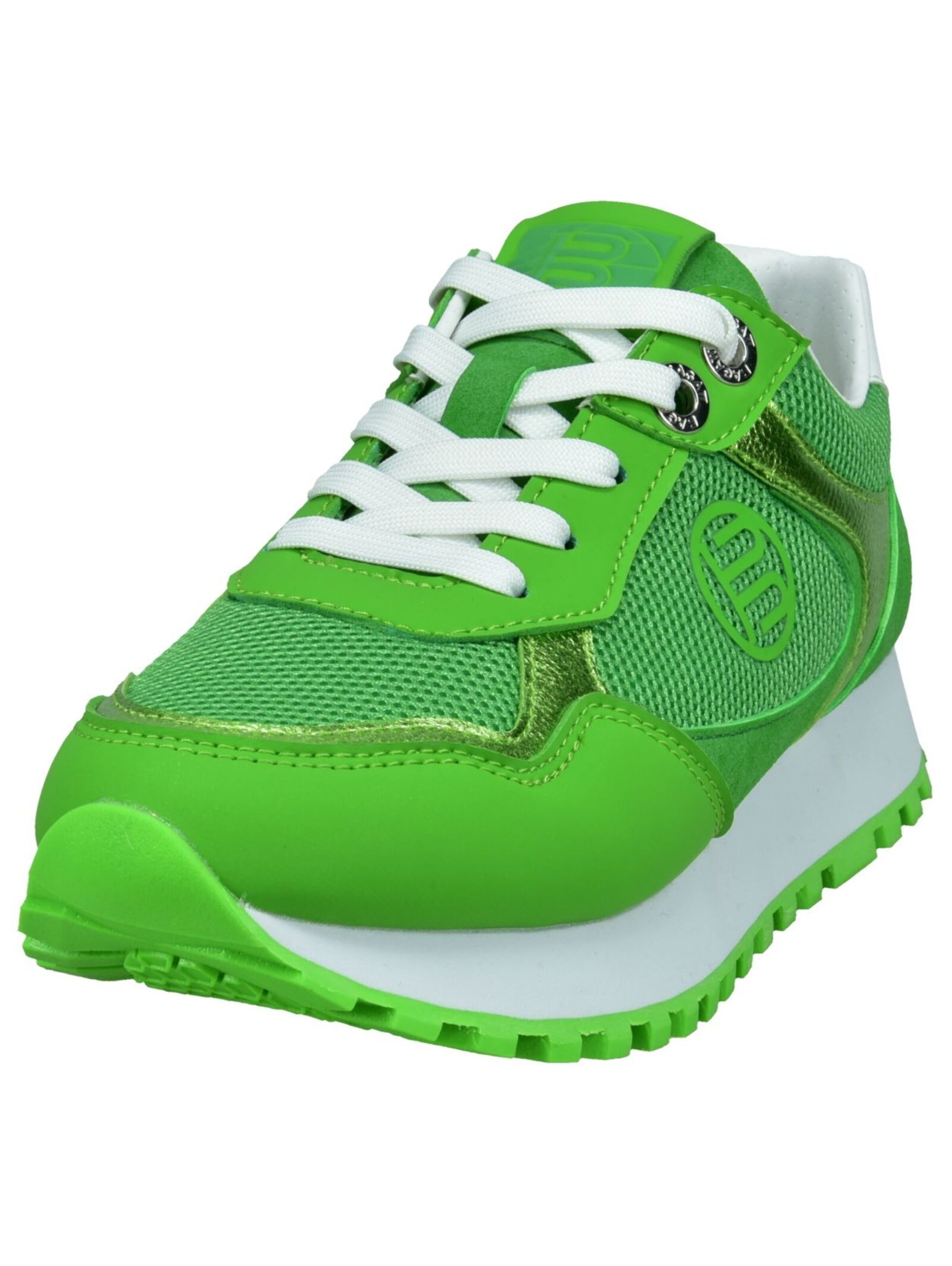 TT. BAGATT Platform trainers 'Siena A6L16' in Green: front