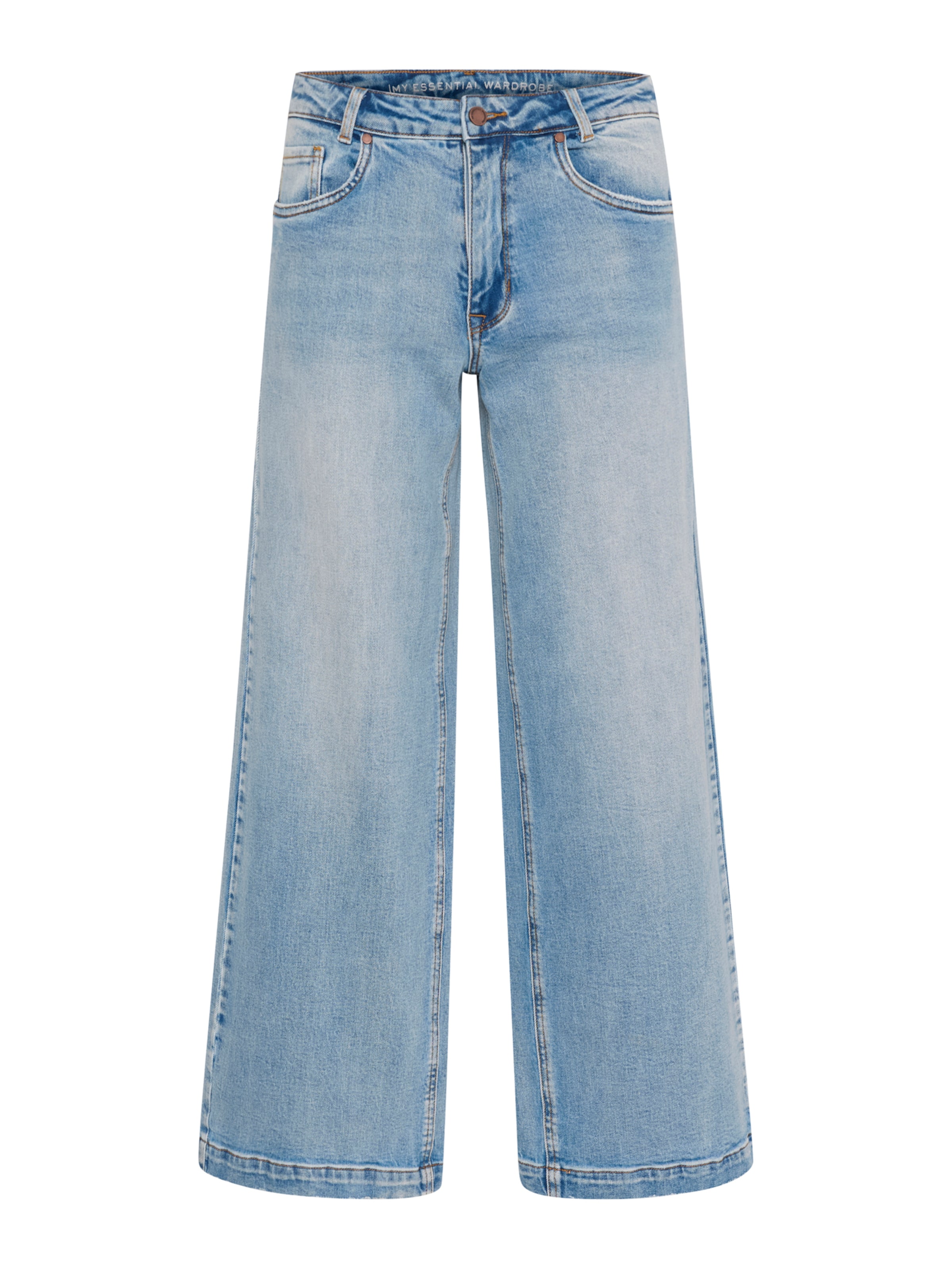 My Essential Wardrobe Wide leg Jeans 'Dango' in Blauw: voorkant