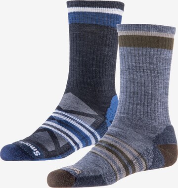 Smartwool Athletic Socks in Blue: front