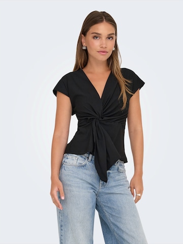 ONLYBluza 'ONLSILJA' - crna boja: prednji dio