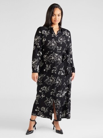 ABOUT YOU Curvy Kleit 'Aurelia', värv must: eest vaates