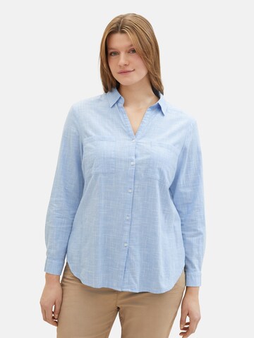 Chemisier Tom Tailor Women + en bleu : devant