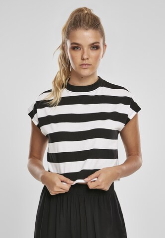 Tricou de la Urban Classics pe negru: față
