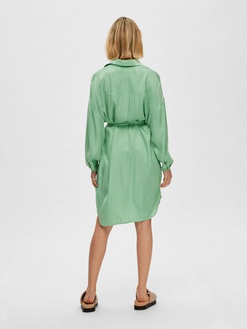 Robe-chemise SELECTED FEMME en vert