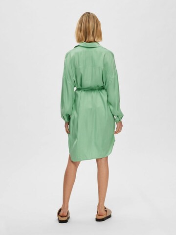 SELECTED FEMME Blusekjole i grøn