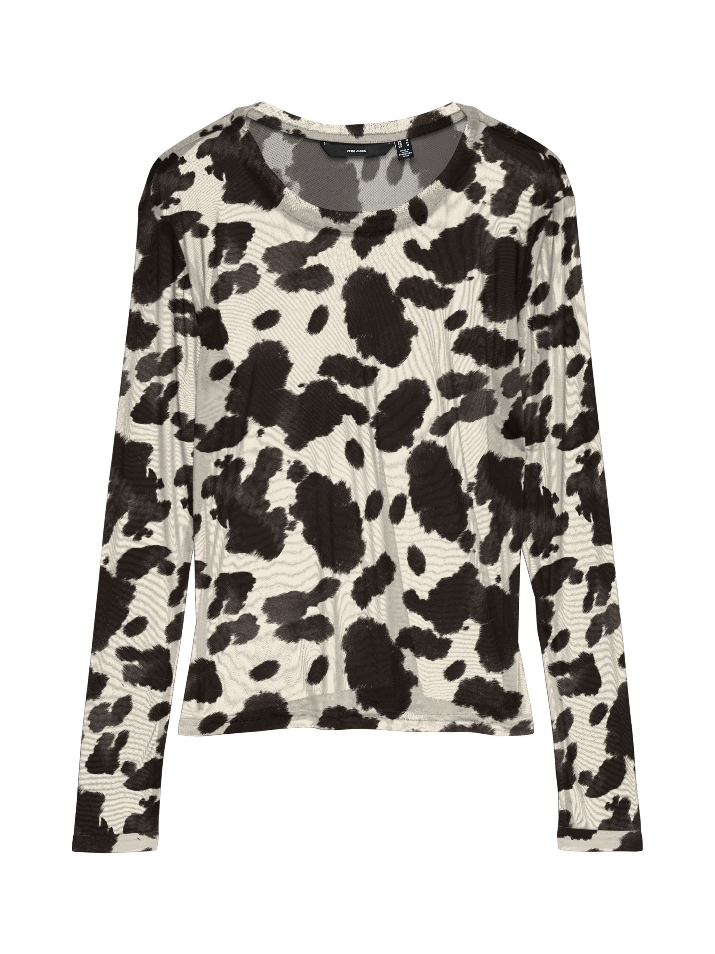 VERO MODA Shirt 'VMLova' in Brown: front