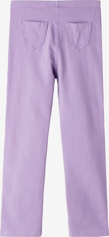 CALZEDONIA Skinny Leggings in Purple: back