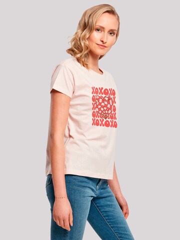 F4NT4STIC T-Shirt 'XOXO Herz Love' in Pink