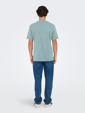 Only & Sons T-Shirt 'LEVI' in Blau