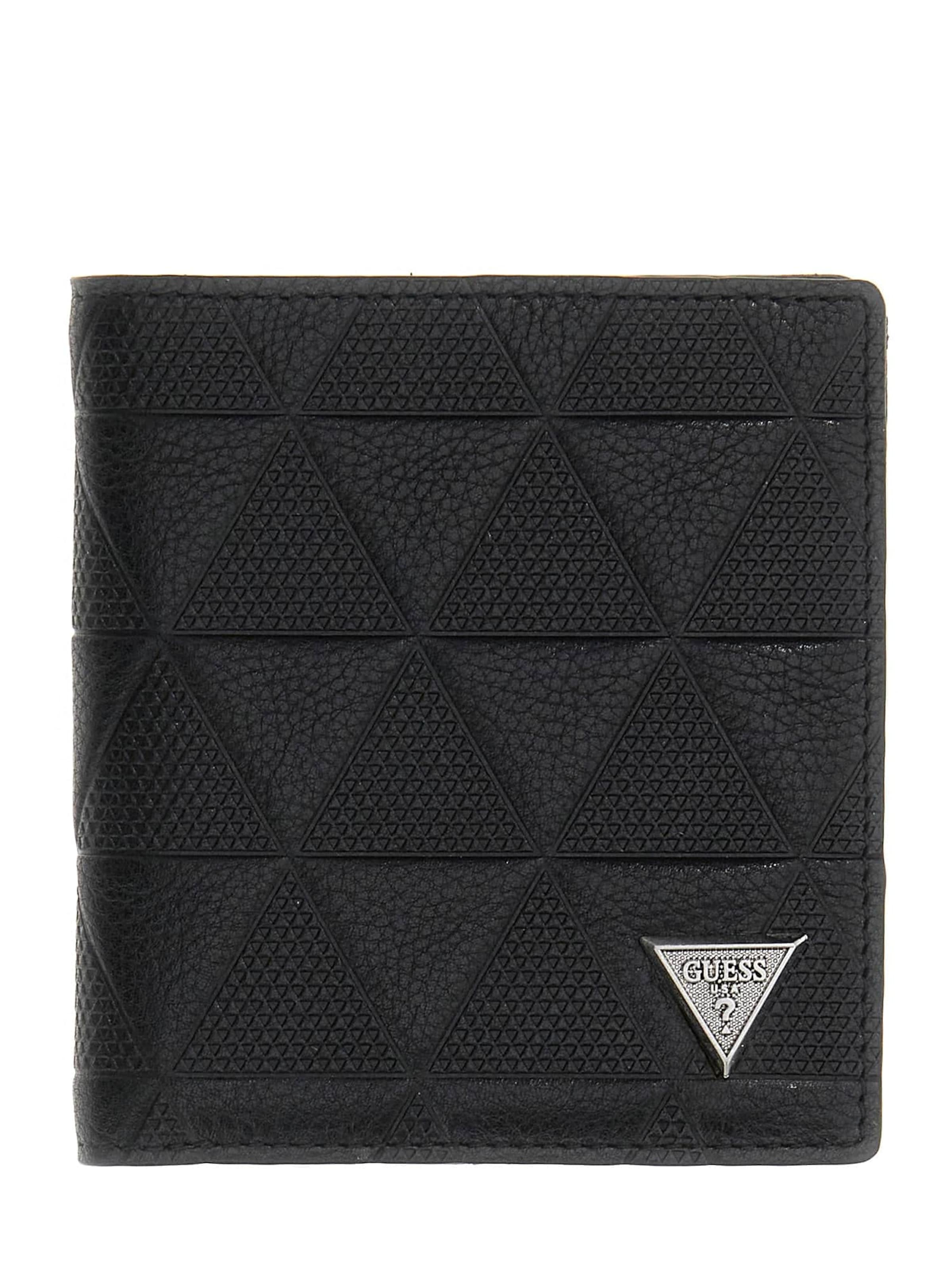 GUESS Portemonnaie 'Torino' in Schwarz: Vorderseite