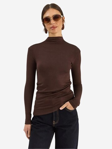 Camicia da donna di Bianco Lucci in marrone