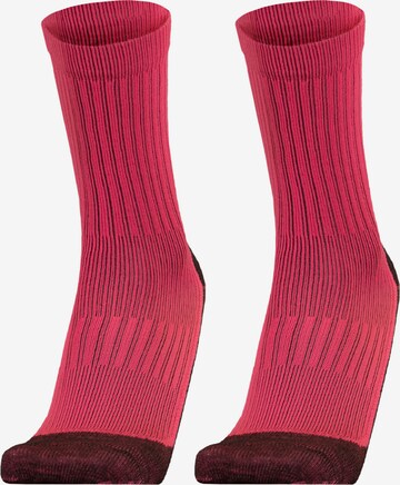 UphillSport Walking-Socken 'WINTER XC' in Pink: predná strana