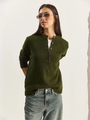 Bianco Lucci Pullover in Grün