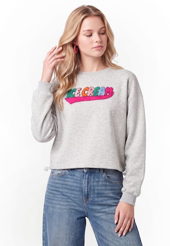 MYMO - Sudadera en gris: frente