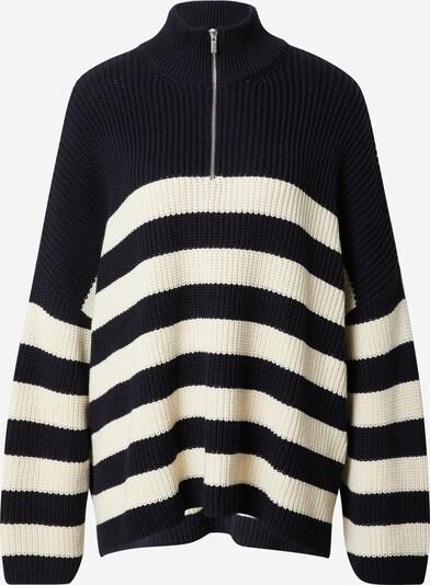 LeGer by Lena Gercke Pullover 'Greta' in creme / nachtblau, Produktansicht