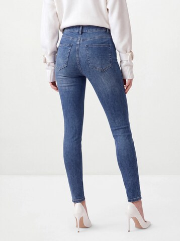 Hoermanseder Skinny Jeansy w kolorze niebieski