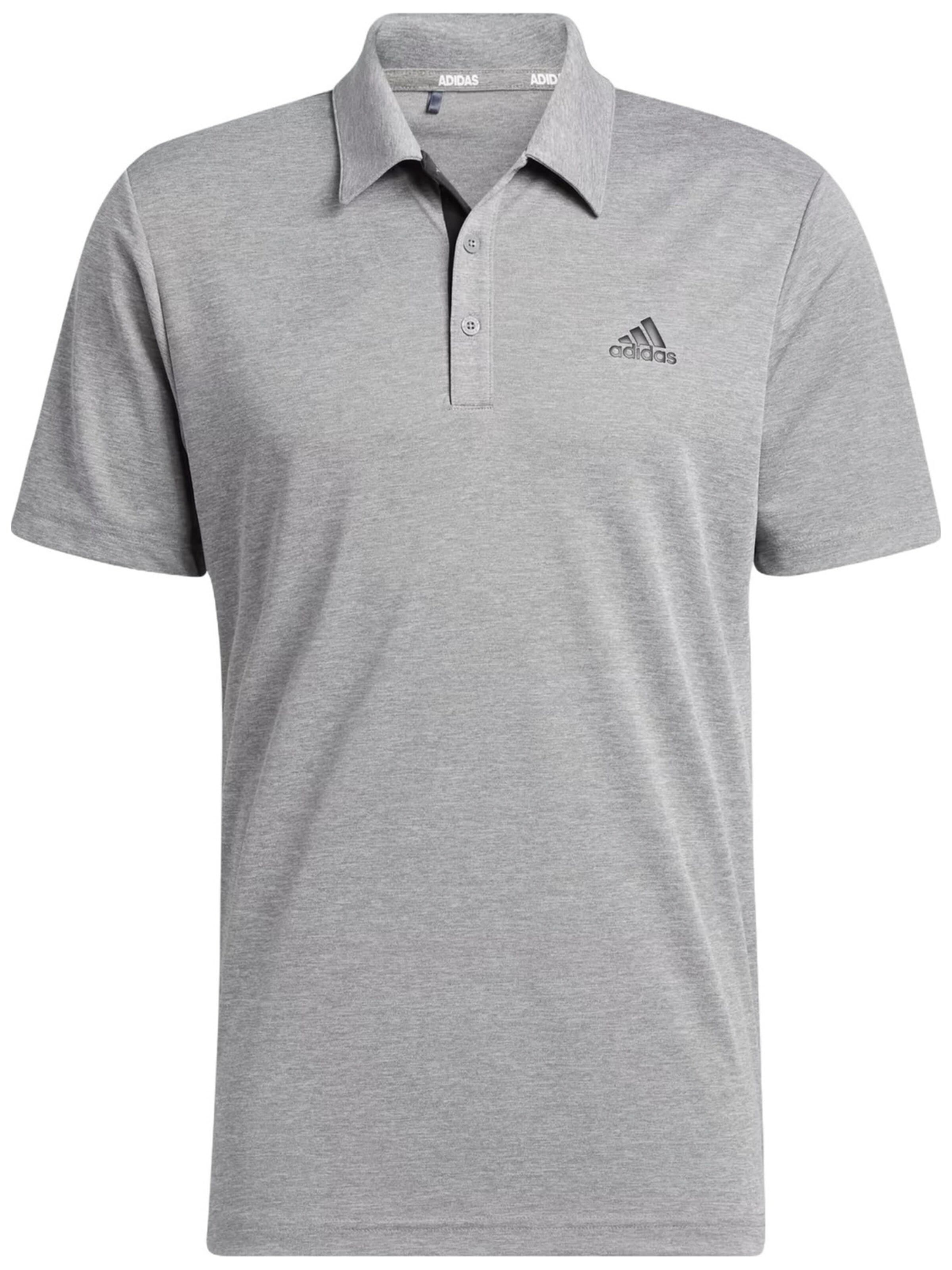 ADIDAS Shirt 'Performance Drive Heather'‌‌‌‌‌‌‌‌‌‌ in Grau: Vorderseite