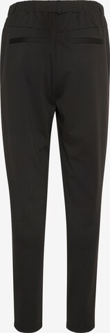 Kaffe Tapered Pleat-front trousers 'Jenny' in Black