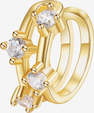 Hey Happiness - Pendientes 'Sparkle Band' en oro: frente