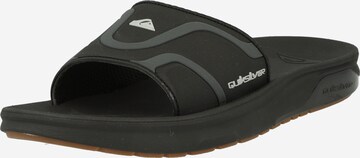 Claquettes / Tongs 'MATHODIC RECOVERY' QUIKSILVER en noir : devant