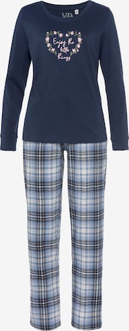 VIVANCE Pyjama in Blau