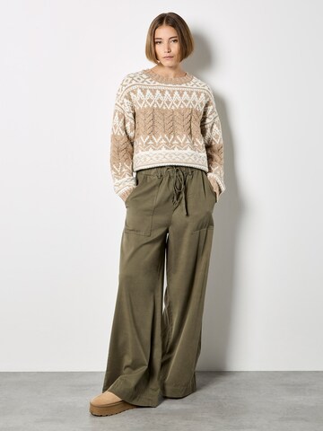 Pull-over ' ' Apricot en gris : devant