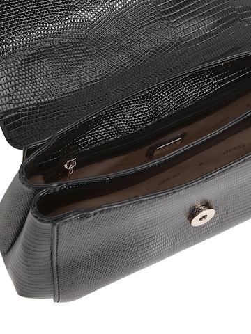 Borsa a tracolla 'Guess Sac Bandoulière Melinda Triple Comp Black' di GUESS in nero