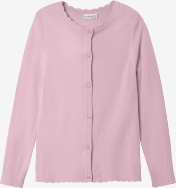 NAME IT Knit cardigan in Pink: front