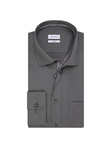 SEIDENSTICKER Regular fit Business Shirt in Grey