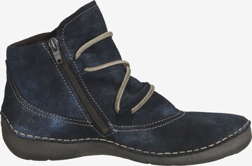 JOSEF SEIBEL Lace-Up Ankle Boots 'Fergey' in Blue