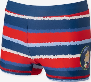 SCHIESSER Swim Trunks 'Rat Henry' in Blue: front