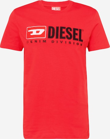 T-Shirt 'DIEGOR' DIESEL en rouge : devant