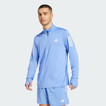 ADIDAS PERFORMANCE Performance Shirt 'Own The Run' in Blue: front