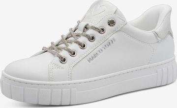 Baskets basses MARCO TOZZI en blanc : devant