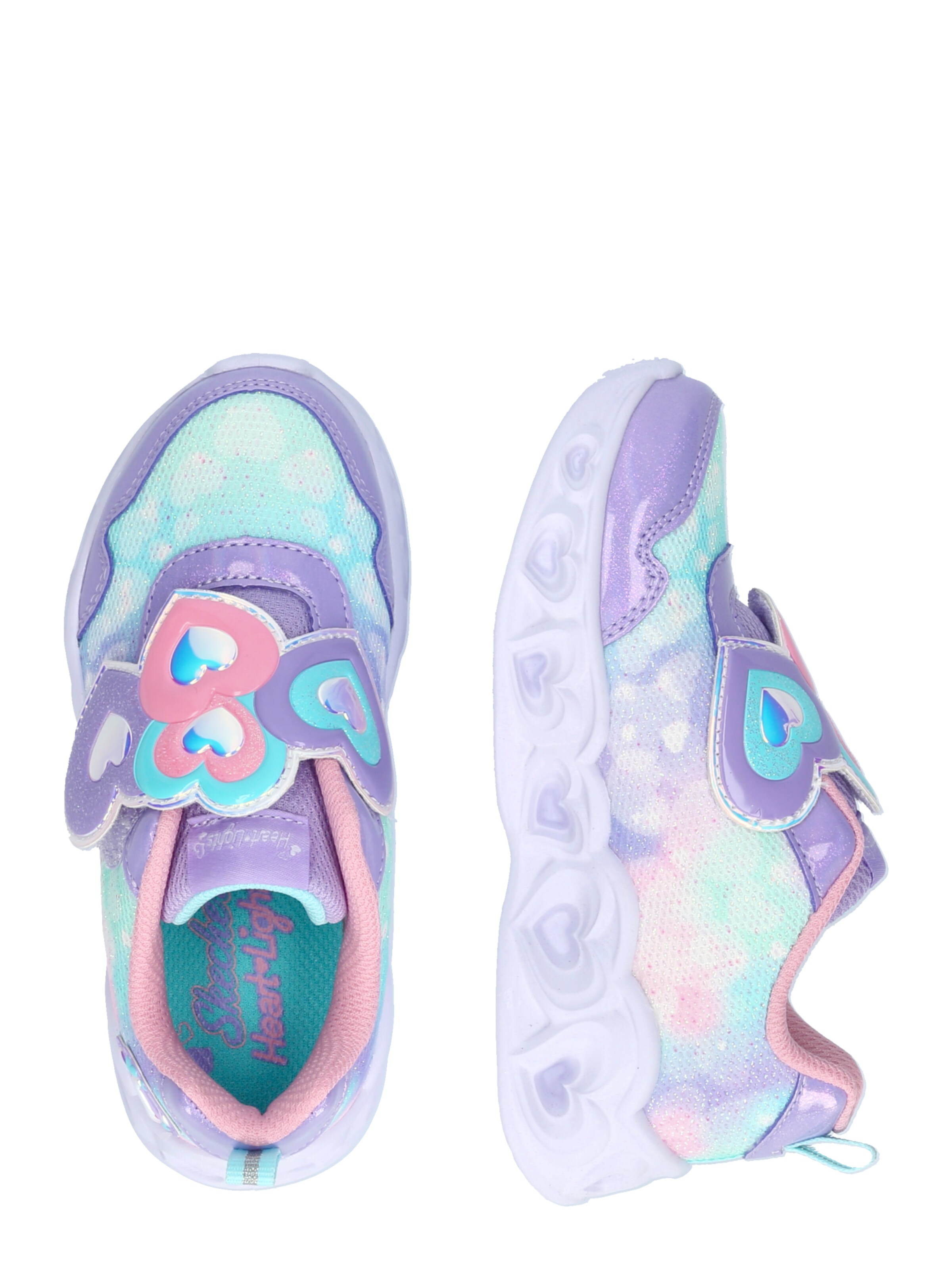 SKECHERS Trainers 'HEART LIGHTS - LOVIN REFLECTION' in Purple
