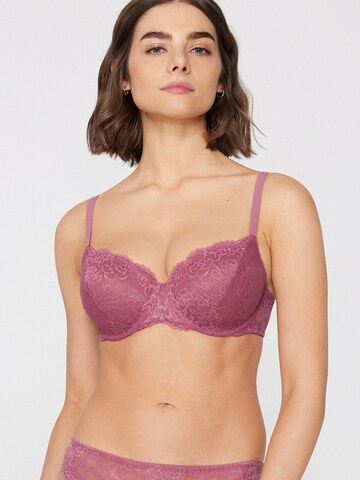 Tezenis Classic Bra 'Prague' in Pink: front