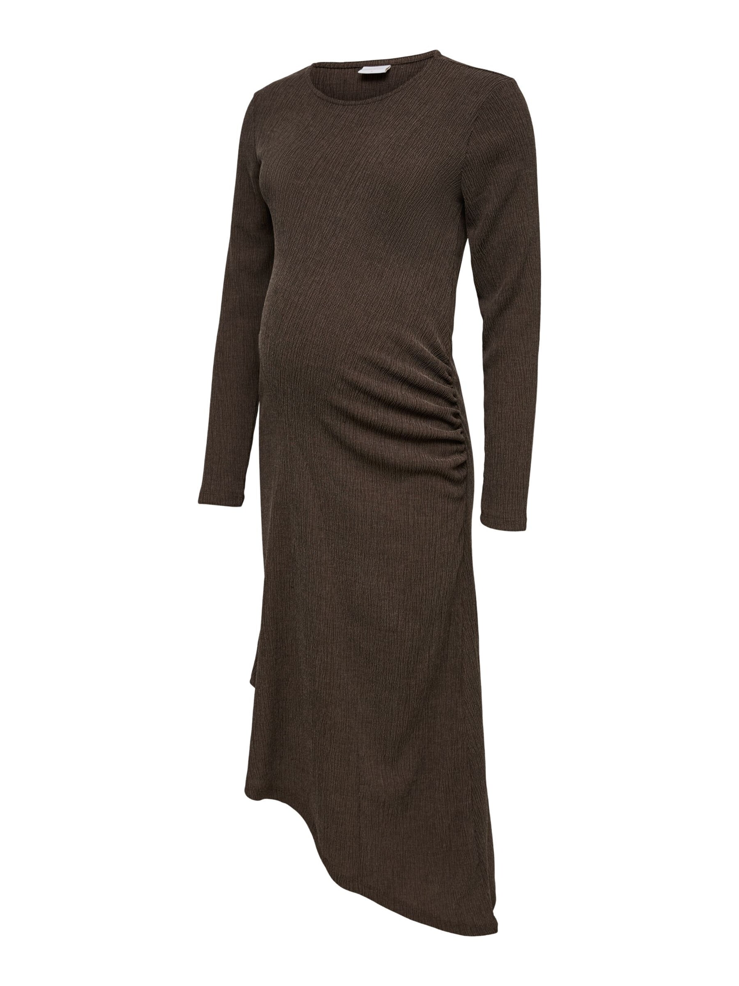 Robe 'MLEmmi' MAMALICIOUS en marron : devant